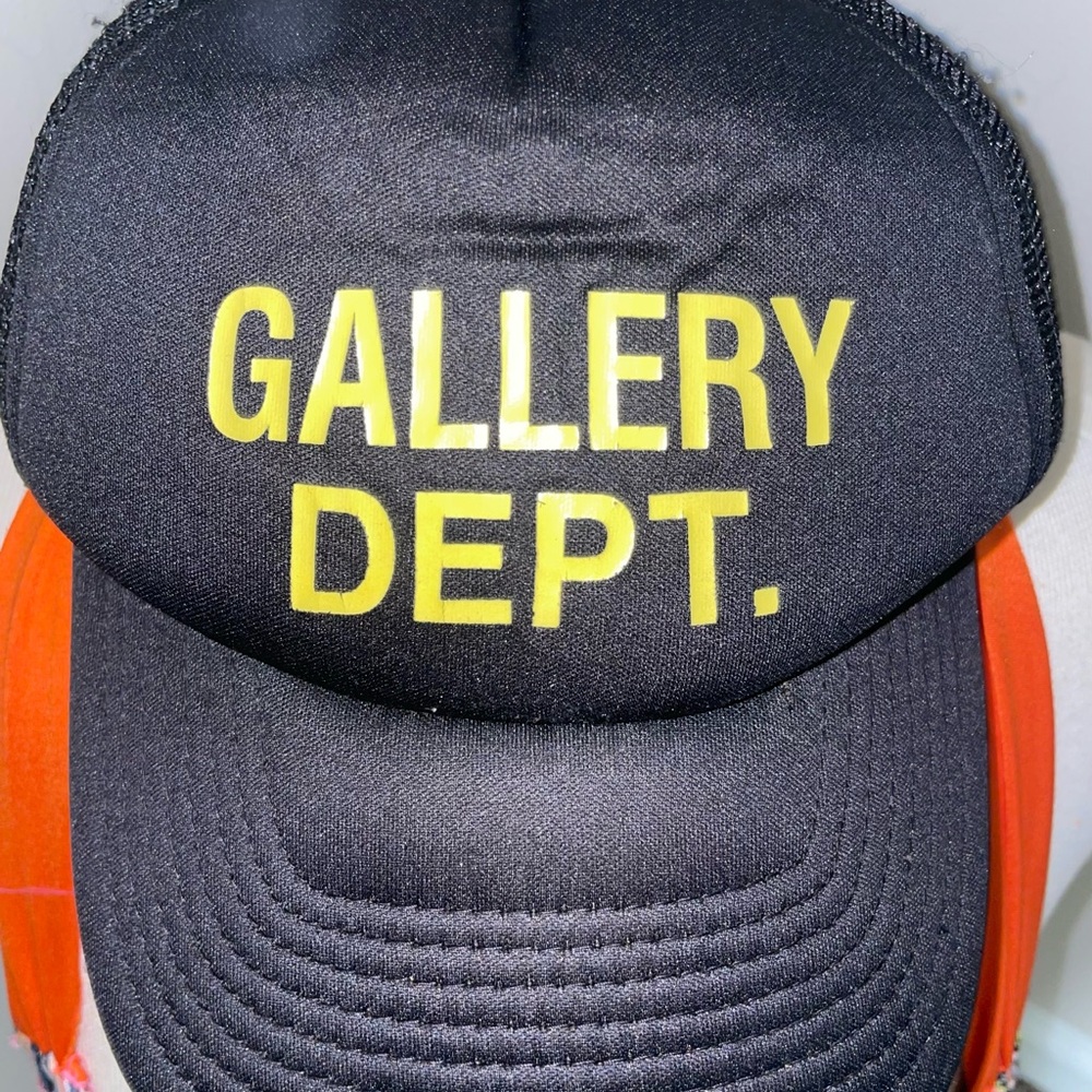 Gallery Dept. Black and Orange Cap